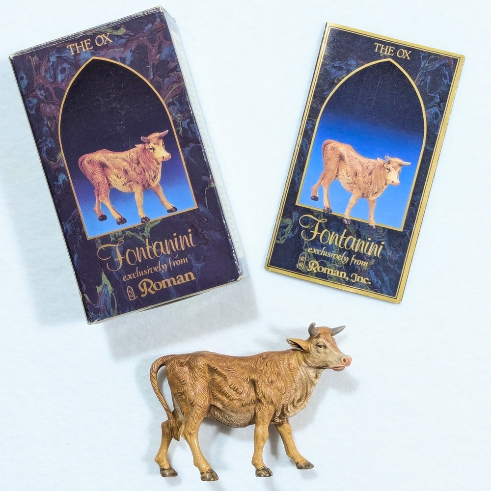 Fontanini The Ox Standing 52430 Heirloom Nativity 5' Collection w/Box 1992